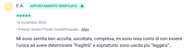 Dott.ssa Elisa Frigni Psicologa Psicoterapeuta Parma Fidenza Castell'Arquato | Psicologia della Famiglia Counseling Psicologico Tecniche di Induzione Ipnotica Tecniche di Rilassamento e Gestione dello Stress Meditazione