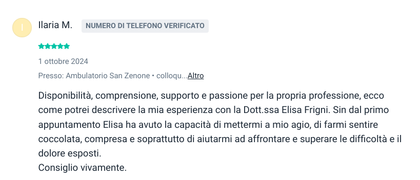 Dott.ssa Elisa Frigni Psicologa Psicoterapeuta Parma Fidenza Castell'Arquato | Psicologia della Famiglia Counseling Psicologico Tecniche di Induzione Ipnotica Tecniche di Rilassamento e Gestione dello Stress Meditazione